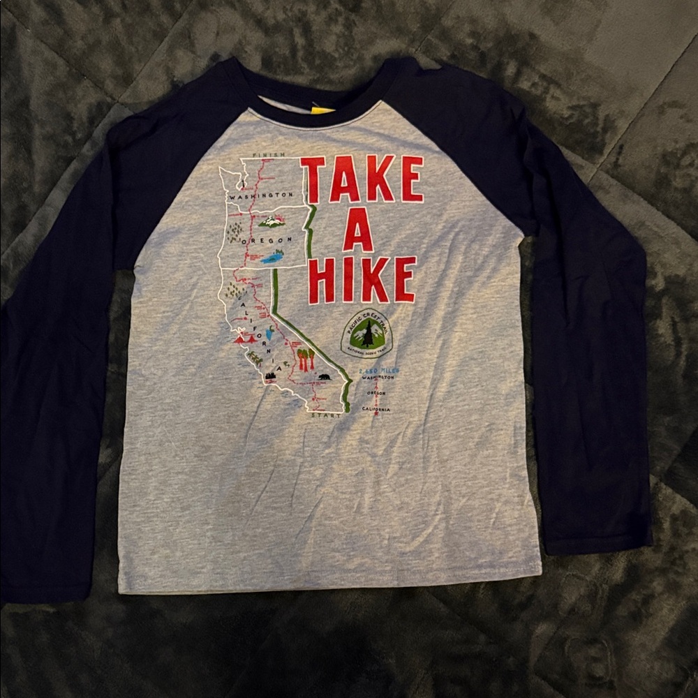 Take a Hike Kids Long Sleeve Tee